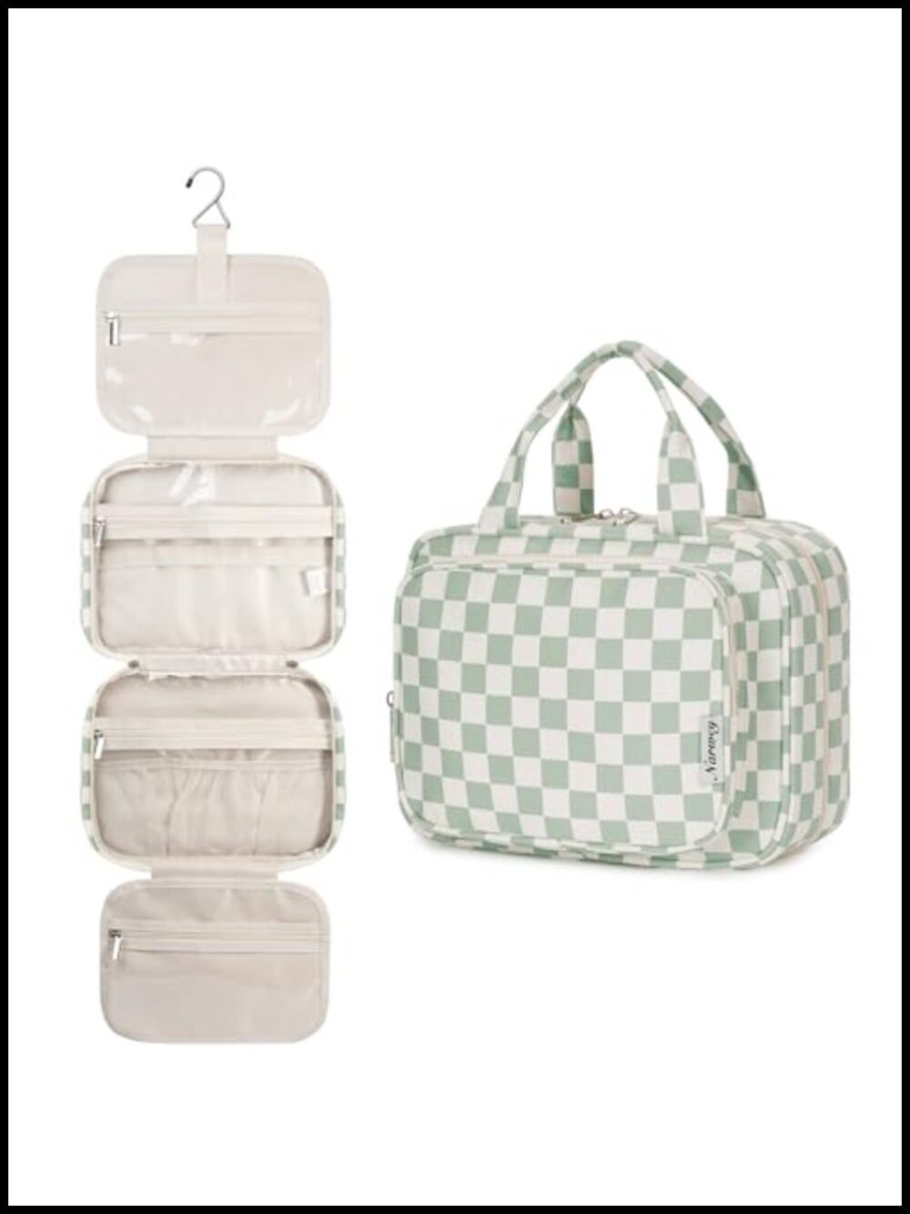 Hanging Toiletry Bag Travel Makeup Cosmetic Organizer Water Resistant
